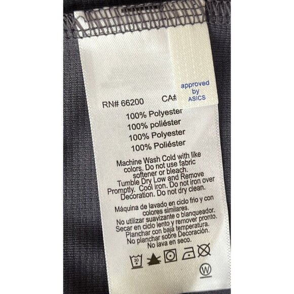 Asics Womens Circuit 8 Short Sleeve Athletic Jersey Shirt Top - Picture 15 of 15